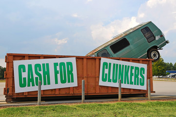 Cash for Clunkers - obrazy, fototapety, plakaty