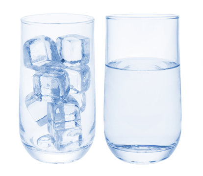 Water and Ice Cubes