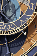 detail of astronomical clock, prague