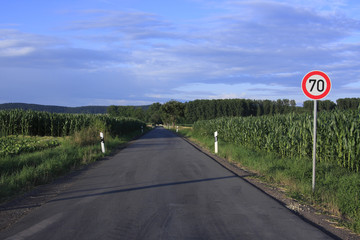 german country road