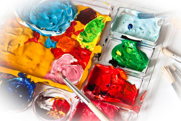 bunte Farben