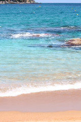 beach in Lloret de Mar (Spain)