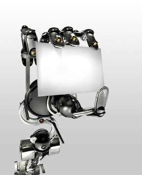 main robot carte de visite