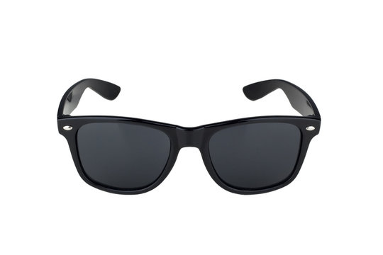 Black Sunglasses Isolated On White