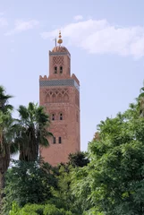 Fotobehang Minaret in Marrakesh © Errol Hogenkamp
