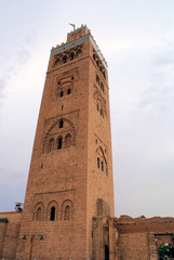 Obraz premium Minaret in Marrakesh