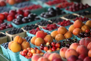 Fotobehang fresh fruit © posh