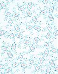 Floral background. Vector illustration.