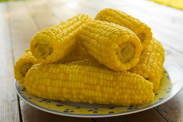 Cooked corn