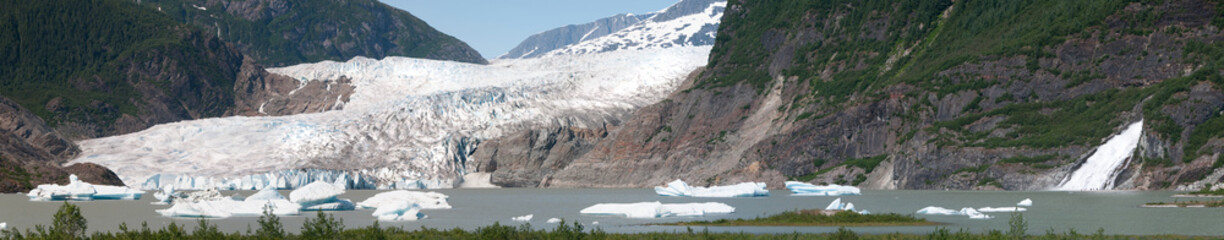 Mendenhall Glacier, Alaska Panorama