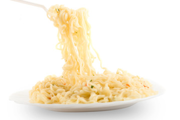spaghetti at plate