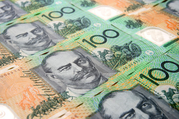 Australian Currency isolated on white
