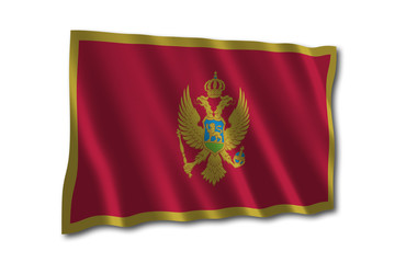 montenegro flagge
