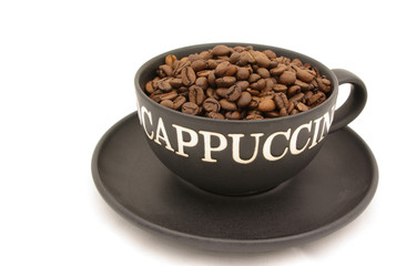 coffee beans cup