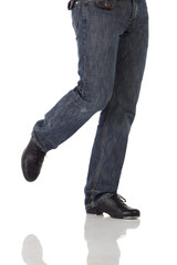 Naklejka premium Single tap dancer