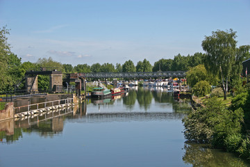 Fototapeta na wymiar River Avon, Tewkesbury