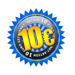 10 Euro Geschenkt Button