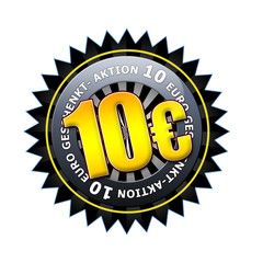 10 Euro Geschenkt Button