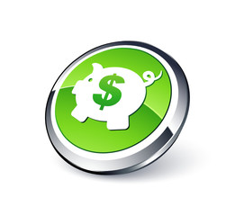 icône tirelire dollar