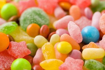 カラフルなお菓子