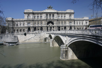 Naklejka premium Justizpalast Rom