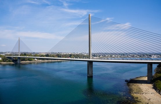 Le pont de l'Iroise (Brest, Bretagne)