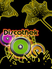 Obraz premium Disco Flyer