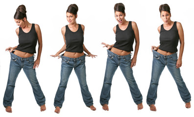 Multiple Views of a Dieting Woman