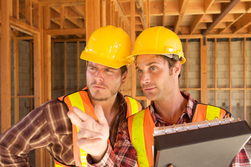 Two Construction Workers at the job