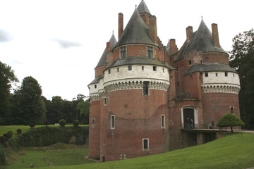 Fototapeta na wymiar chateau de Rambures