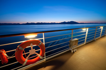 View from a cruise ship