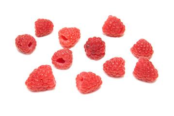 Many raspberries