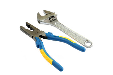 instruments isolated on white