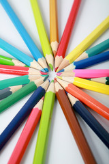 Naklejka premium Color pencils