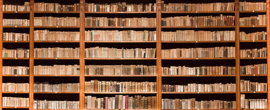 Old Books In A Old Library