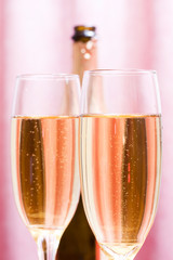 glasses ready for celebrating