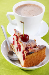 tasty cherry cake
