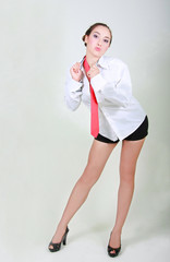 glamour business girl