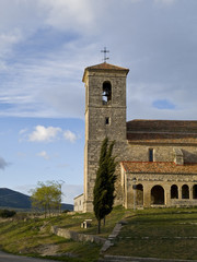 Fototapeta na wymiar Romanesque Church of Tamajon