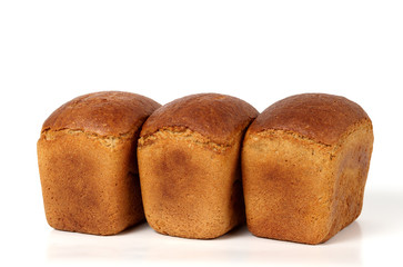 Three loafs of rye bread