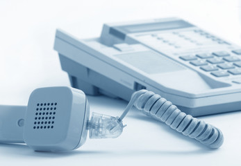 Phone receiver in the office