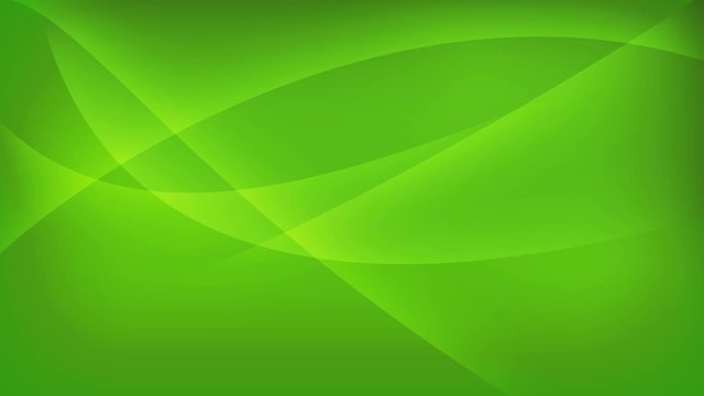 green background with moving curved lines