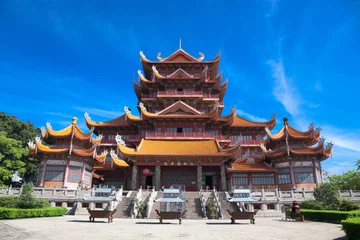 Foto op Plexiglas Temple of  Xichan in Fuzhou © rodho