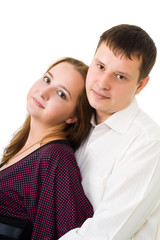 Positive young couple