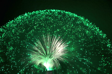green fiber optics