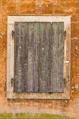 Old Window in Dubrovnik. Croatia