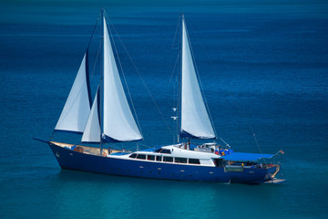 luxury sailing boat