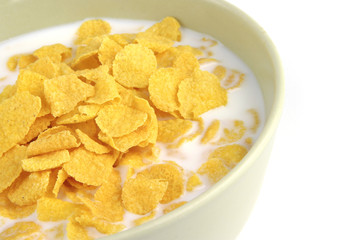 cornflakes and milk
