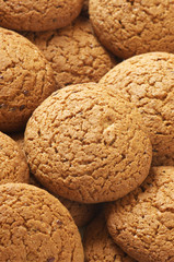 Oatmeal cookies close-up