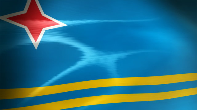 Aruban Flag - HD Loop